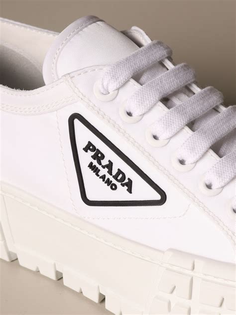 prada shoes white sneakers.